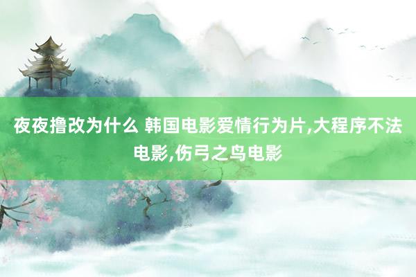 夜夜撸改为什么 韩国电影爱情行为片,大程序不法电影,伤弓之鸟电影