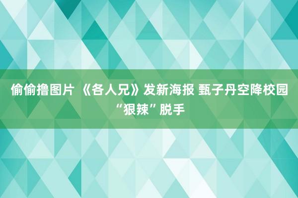 偷偷撸图片 《各人兄》发新海报 甄子丹空降校园“狠辣”脱手